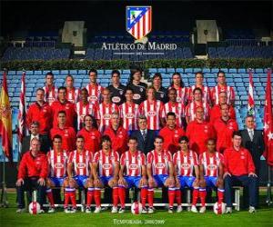 пазл Команда Атлетико де Мадрид 2008-09